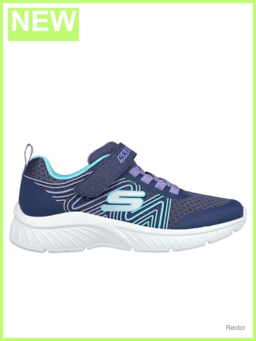Girls Microspec Swirl Sweet Sneakers Mesh Athletic Shoes